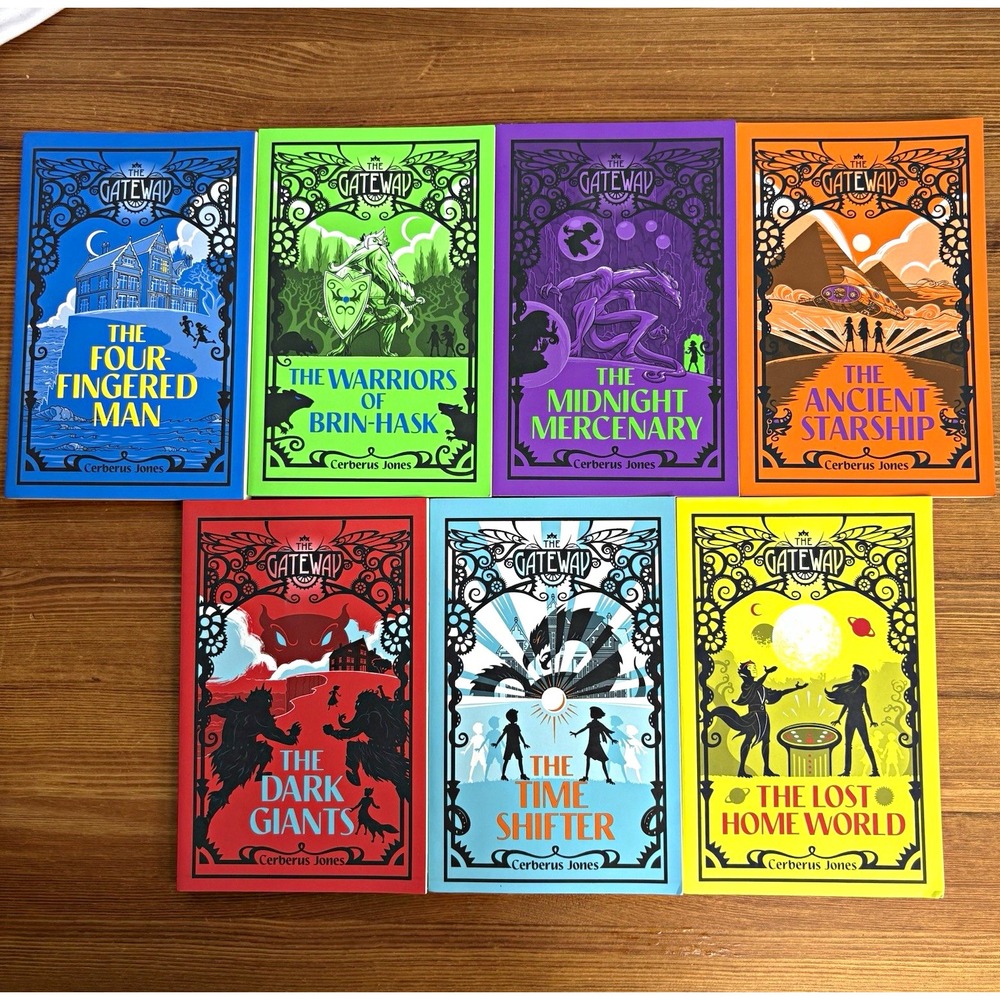 The Gateway Series Cerberus Jones Books 1-7 Complete Set Four-Fingered Man